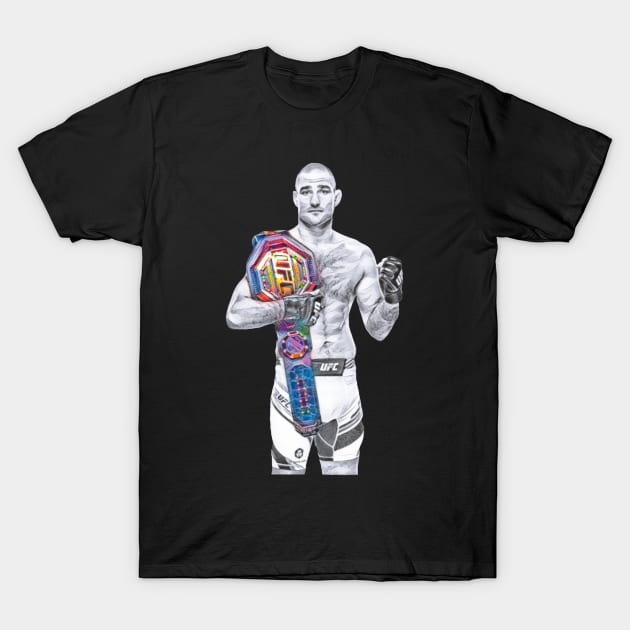 Sean Strickland Champion T-Shirt by FightIsRight